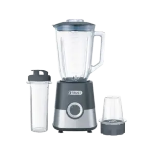 ترست خلاط 600 واط سعة 1.5 لتر ستانلس وستيل وأسود