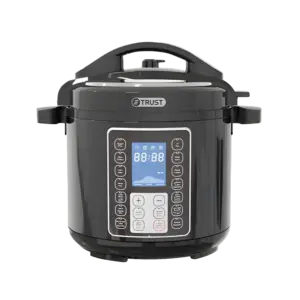 ترست طنجرة ضغط كهربائية Smart Cook Pro سعة 12 لتر بقدرة 1600 واط، أسود.