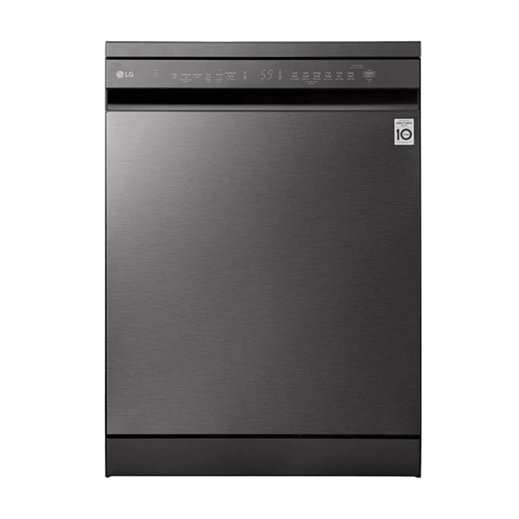 إل جي جلاية سعة 14 طقم، ماتور انفرتر دفع مباشر , اسود dfc513fd