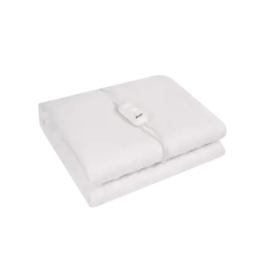 ترست بطانية تدفئة كهربائية مفرد مقاس 80*160 سم، أبيض.