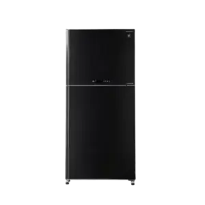 ثلاجه شارب 538 لتر 2 باب انفرتر بلازما ديجيتال باب زجاج اسود SJ-GV69G-BK