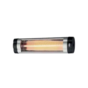 ترست مدفأة كوارتز كهربائية (Tube) 2000 واط، أسود وفضي
