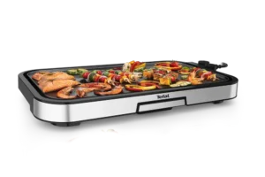 شواية تيفال الكهربائية العملاقة سعة XXL وقوة 2300 واط موديل Tefal Giant Plancha Inox CB631D10